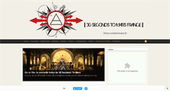 Desktop Screenshot of 30secondstomars.fr